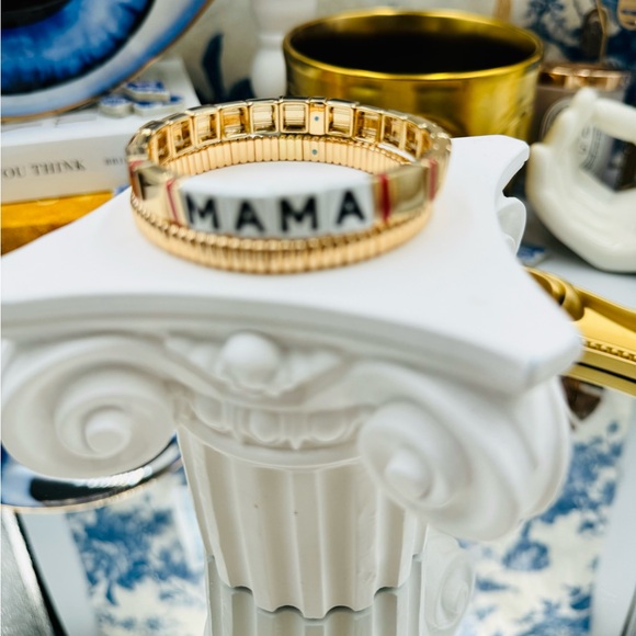 🆕 ROXANNE ASSOULIN 🧿 NWOT Golden MAMA Bracelet Set - Set of 2 - Picture 8 of 14